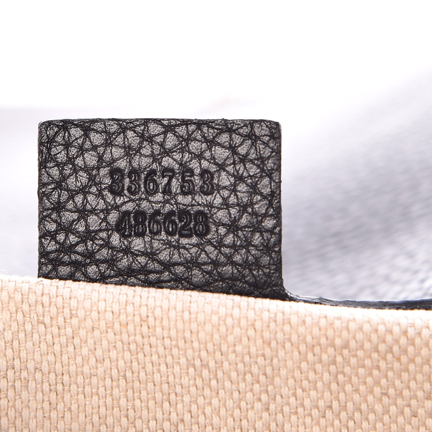 Pebbled Calfskin Medium Soho Clutch Black