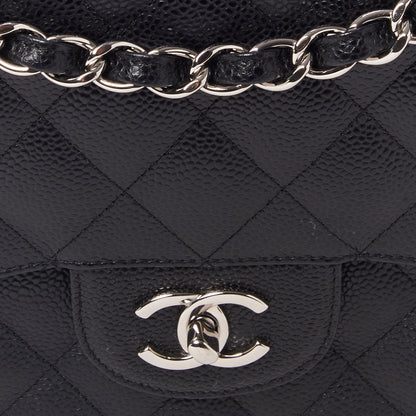 Chanel Caviar Quilted Jumbo Double Flap Black 8 of 10
