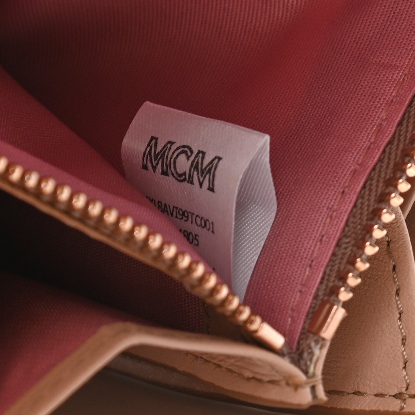 Visetos Continental Flap Wallet Champagne Gold