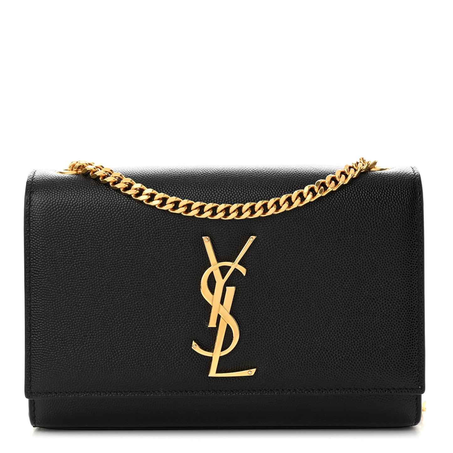 Grain De Poudre Small Monogram Kate Satchel Black