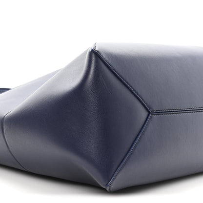 Loewe Shiny Calfskin XL Puzzle Fold Tote Abyss Blue 8 of 9