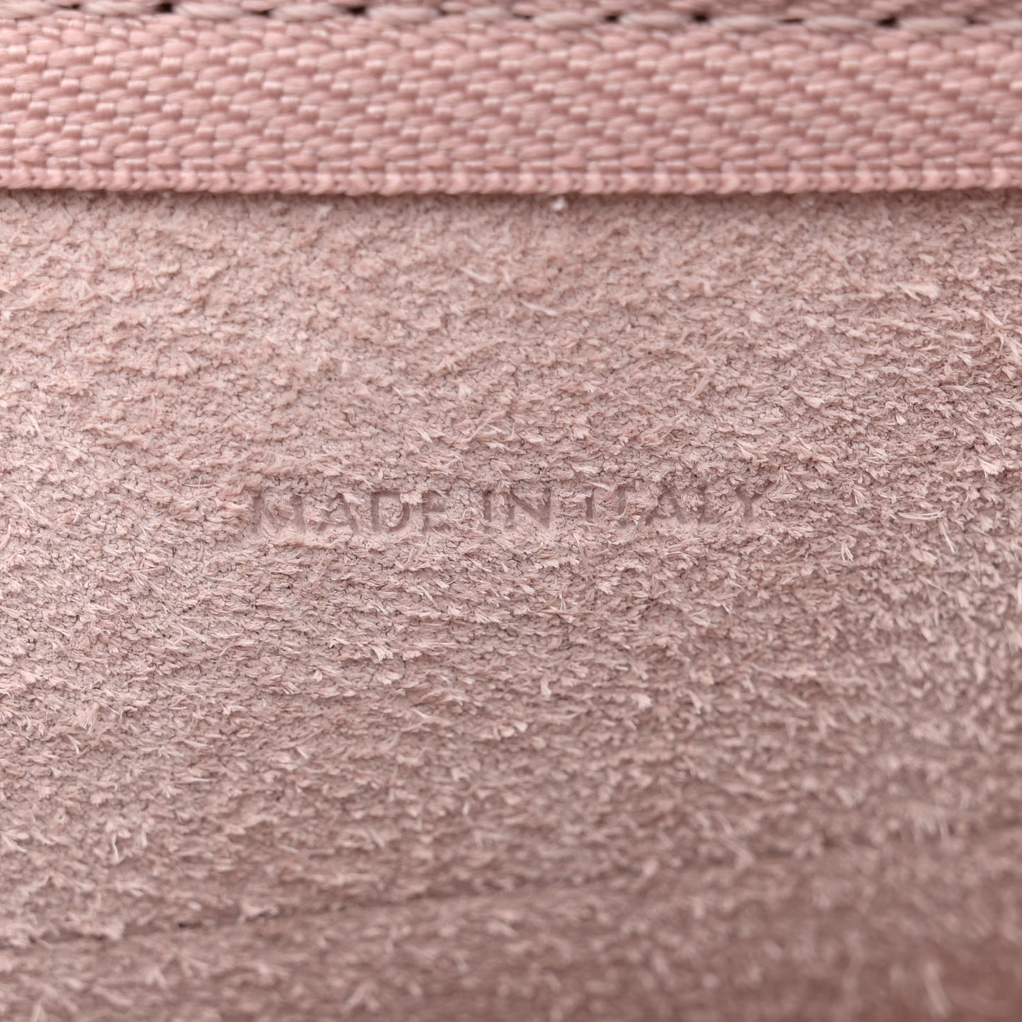 Grained Calfskin Nano Belt Bag Vintage Pink