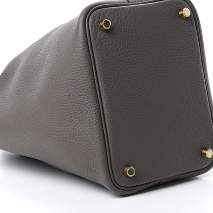 Hermes Taurillon Clemence Picotin Lock 18 PM Etain 6 of 11