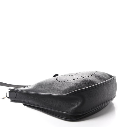 Hermes Taurillon Clemence Evelyne III GM Black 4 of 11