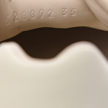 Gucci Calfskin Logo Womens Rhyton Sneakers 35 Ivory 8 of 9