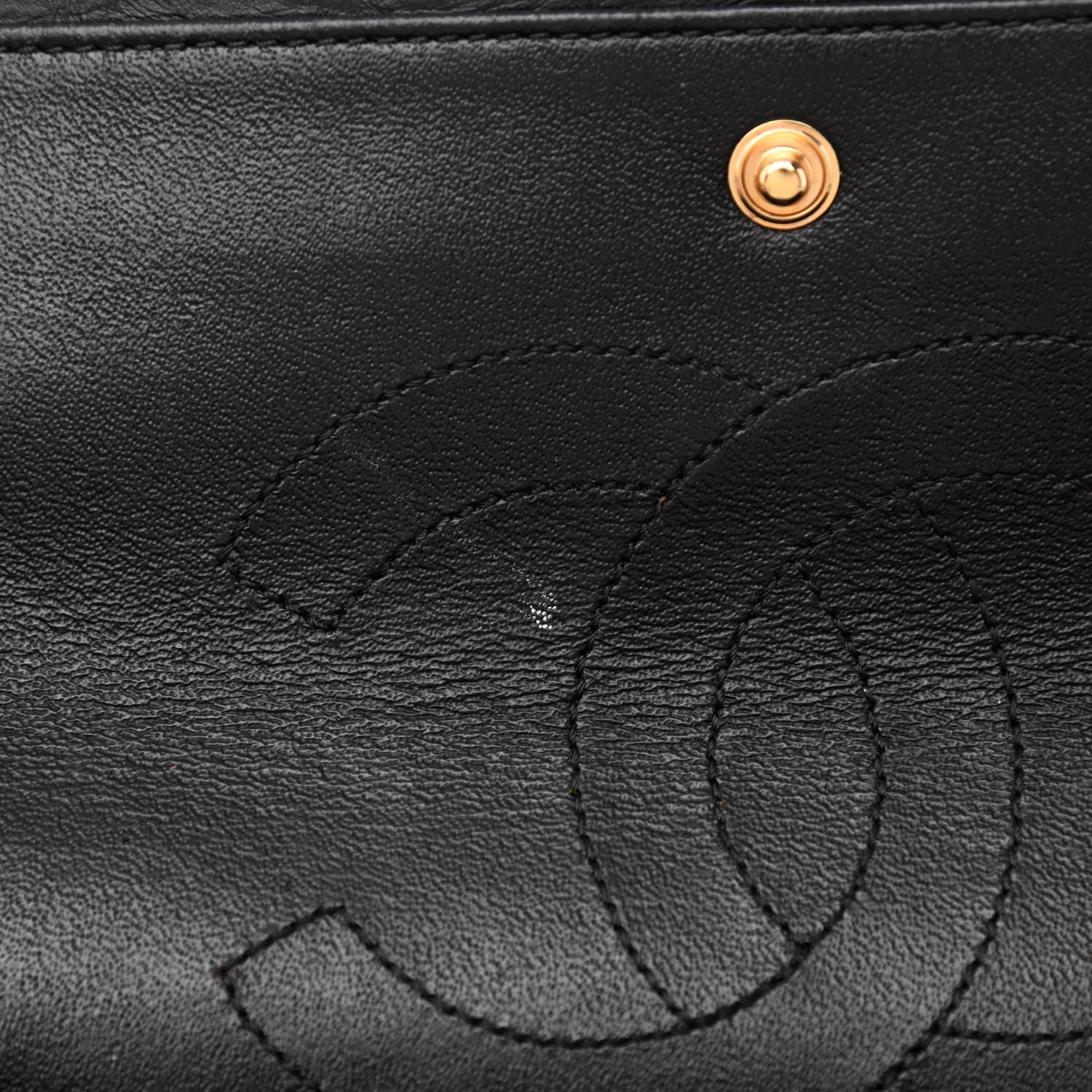 Chanel Aged Calfskin Quilted Casino 2.55 Reissue 225 Flap Black 9 of 12