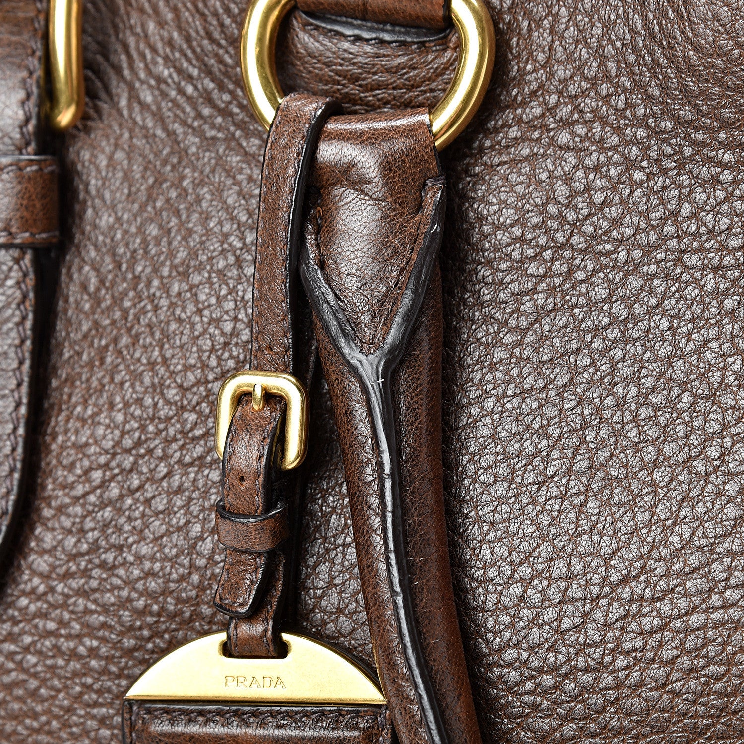 Prada Cervo Shopping Tote Bruciato 12 of 14