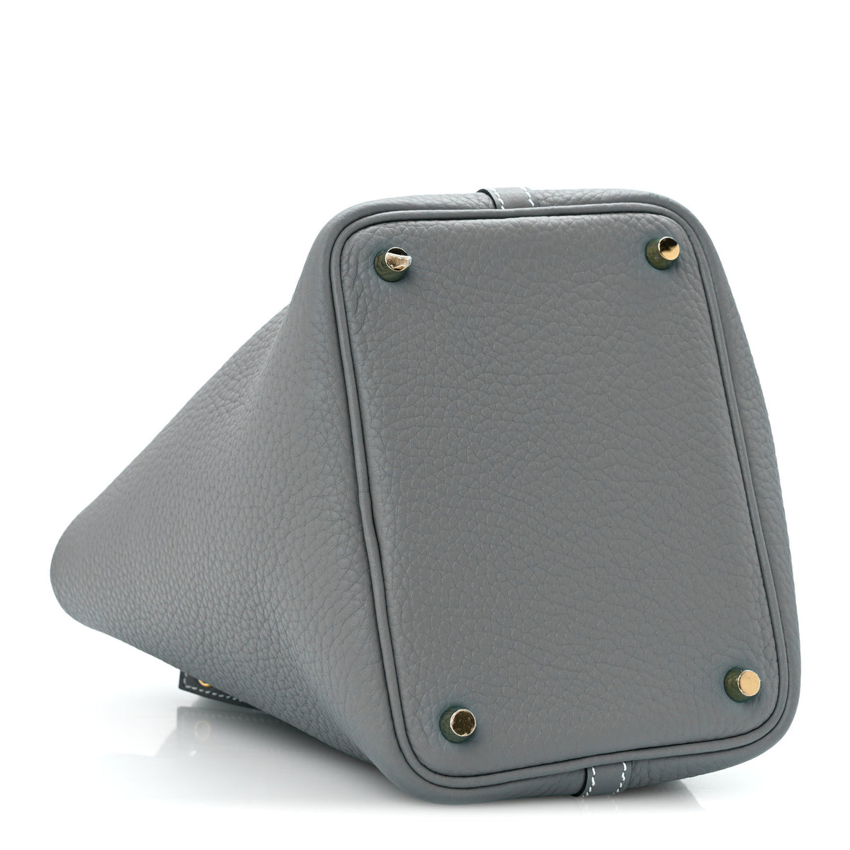Hermes Taurillon Clemence Picotin Lock 18 PM New Blue Jean 4 of 11