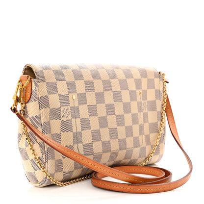 Louis Vuitton Damier Azur Favorite MM 3 of 15