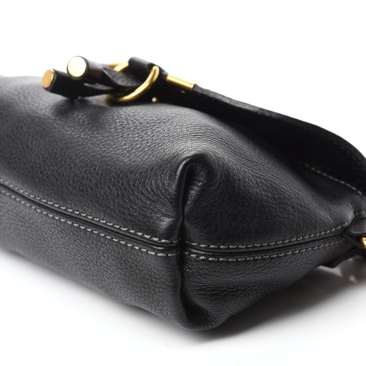Chloe Calfskin Marcie Pochette Crossbody Bag Black 7 of 9