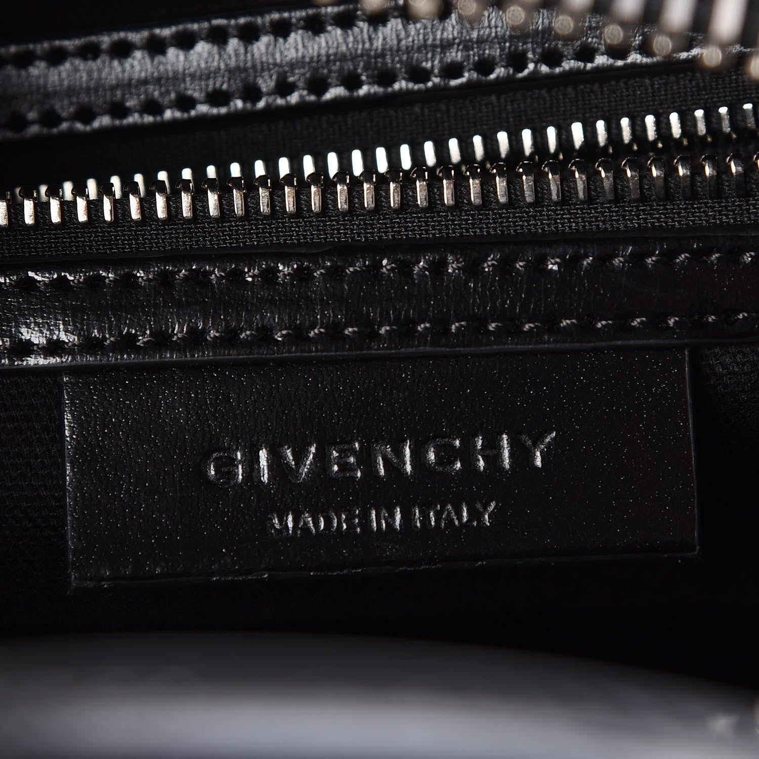 Givenchy Shiny Lord Calfskin Small Antigona Black 7 of 8
