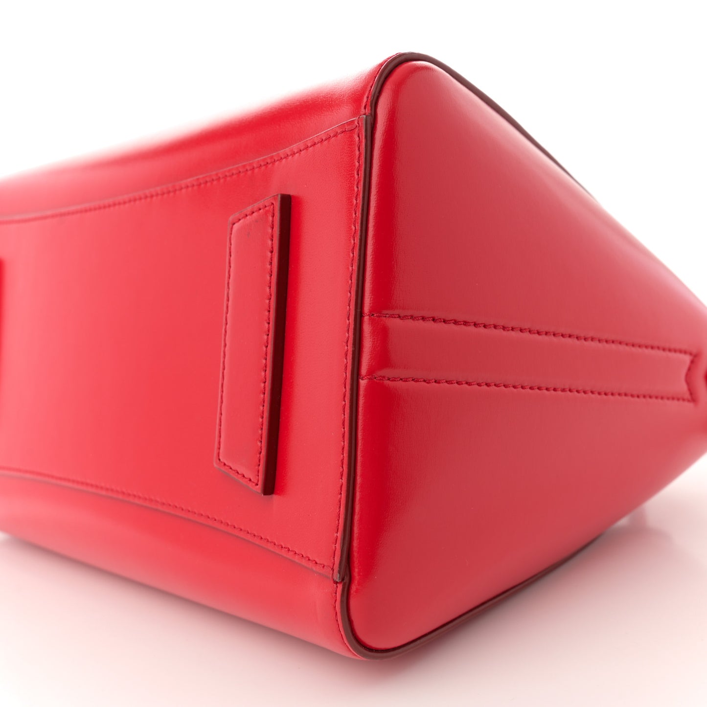 Shiny Lord Calfskin Small Antigona Medium Red