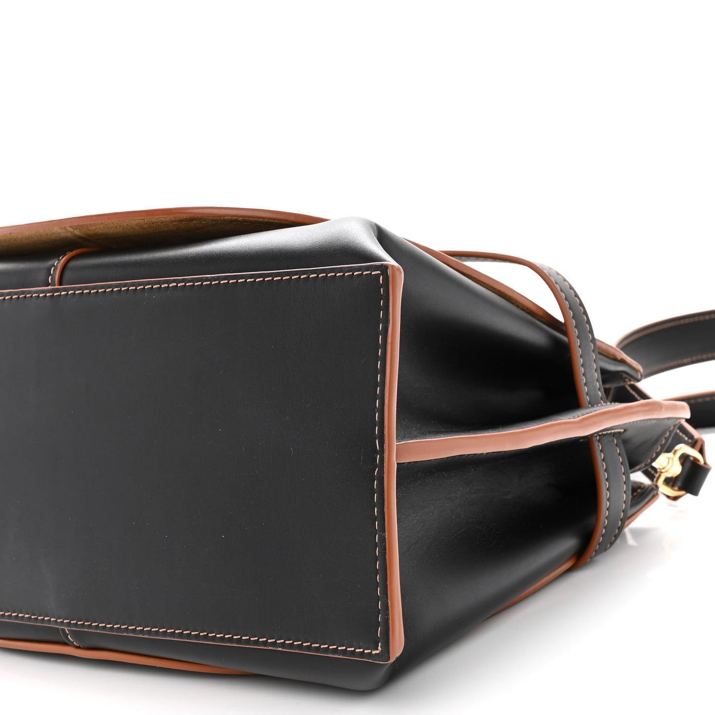 Calfskin Medium Gate Tote Black