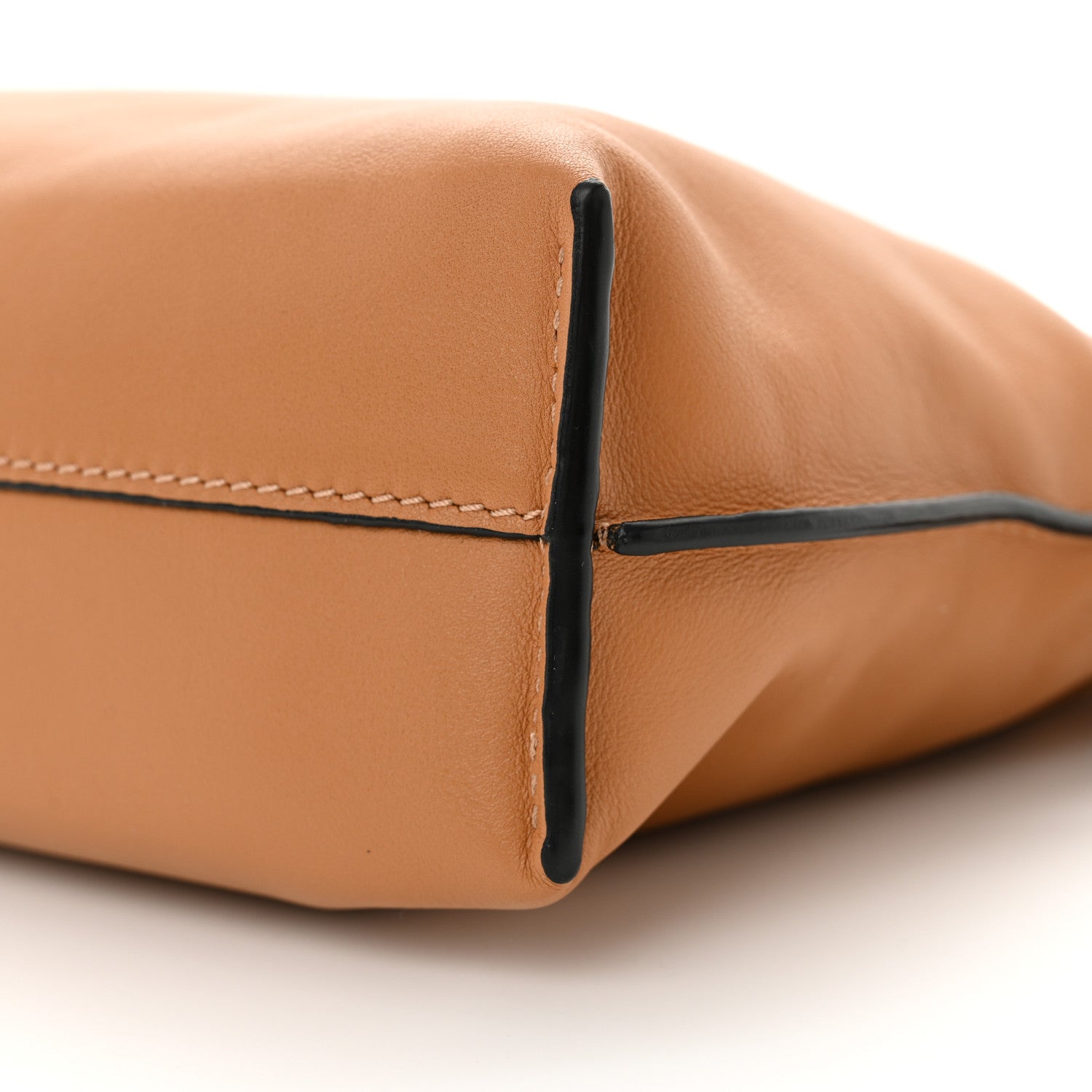 Loewe Nappa Calfskin Mini Flamenco Knot Clutch With Chain Warm Desert 10 of 11