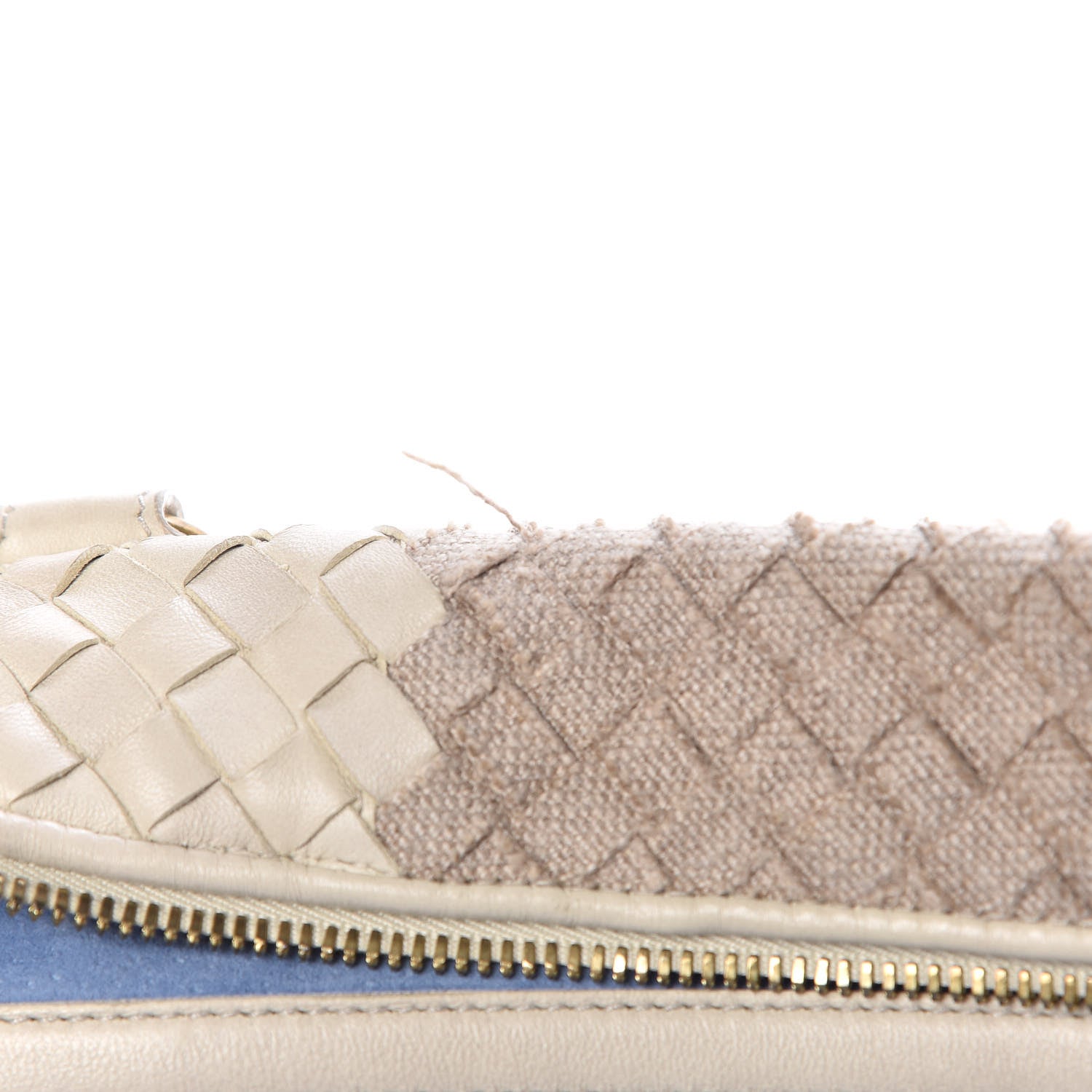 Bottega Veneta Nappa Linen Intrecciato Maxi Convertible Tote Mink 8 of 11