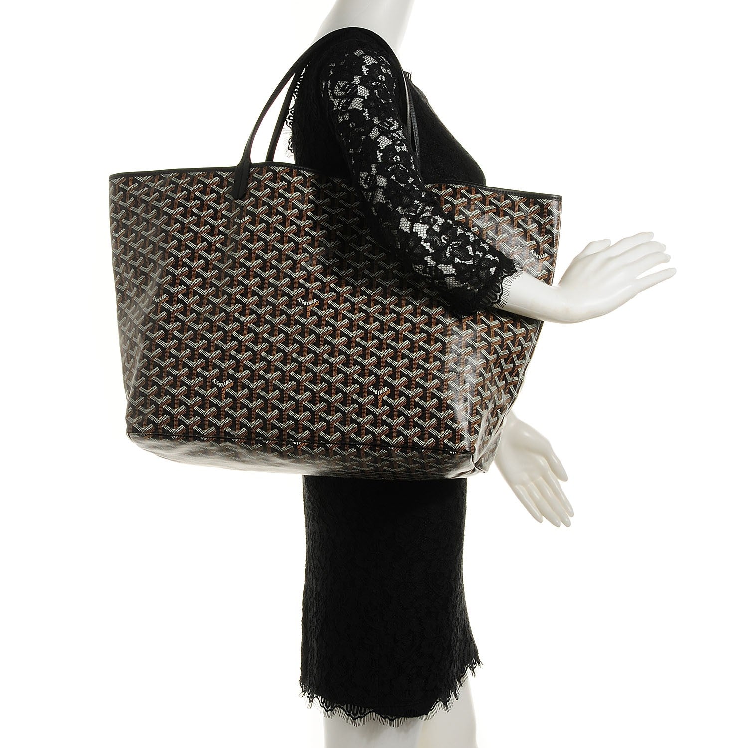 Goyard Goyardine Saint Louis GM Black 2 of 10