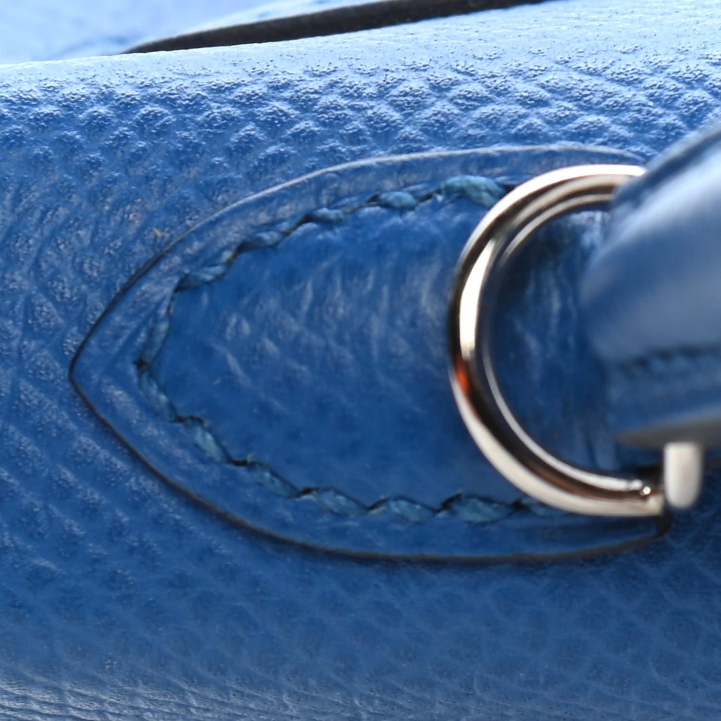 Epsom Mini Kelly Sellier 20 Bleu Zellige
