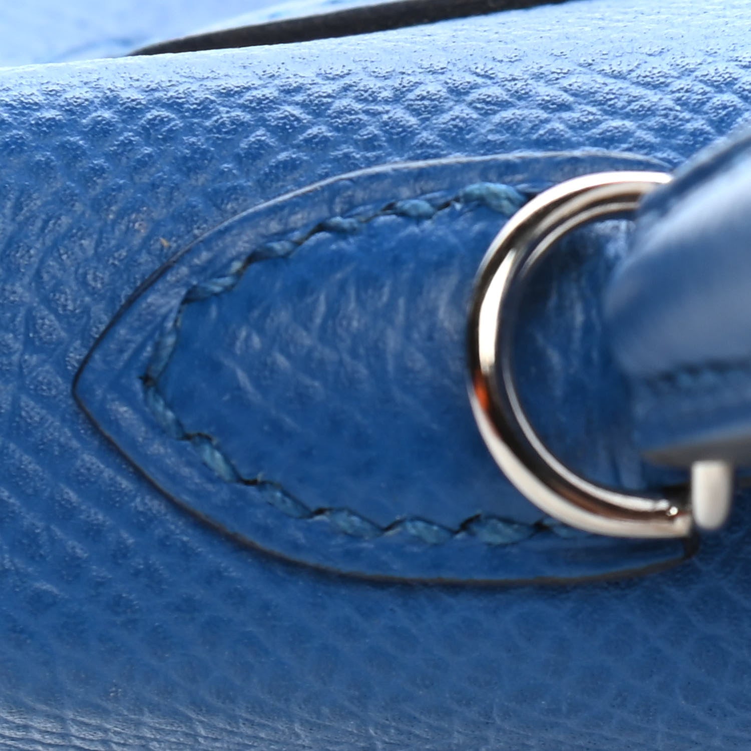 Hermes Epsom Mini Kelly Sellier 20 Bleu Zellige 9 of 28