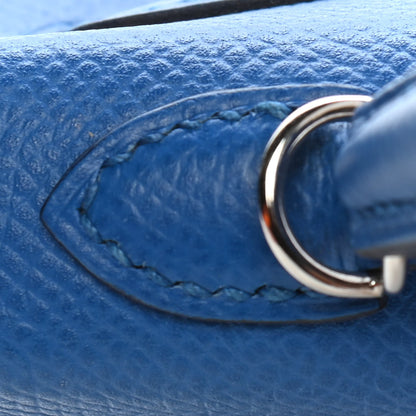 Hermes Epsom Mini Kelly Sellier 20 Bleu Zellige 9 of 28