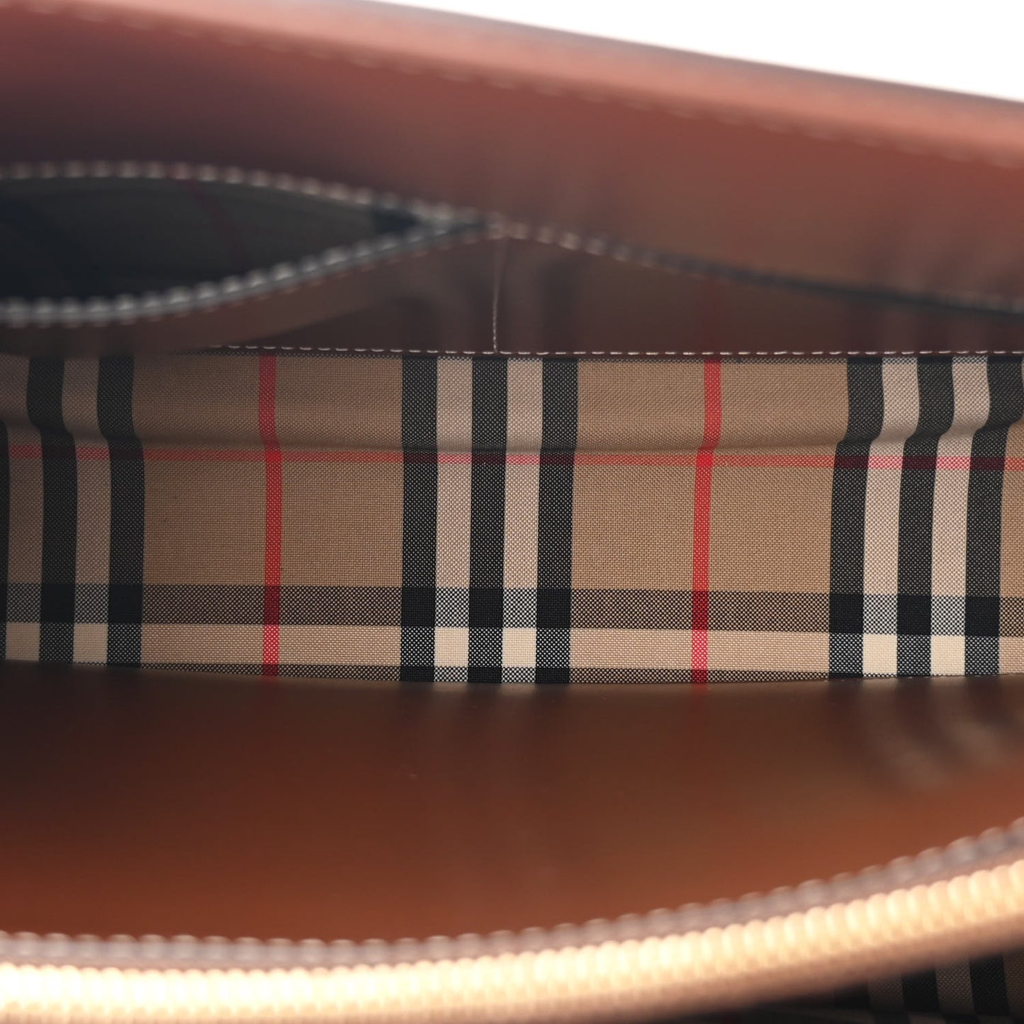 Calfskin Vintage Check Small Two Handle Title Bag Black