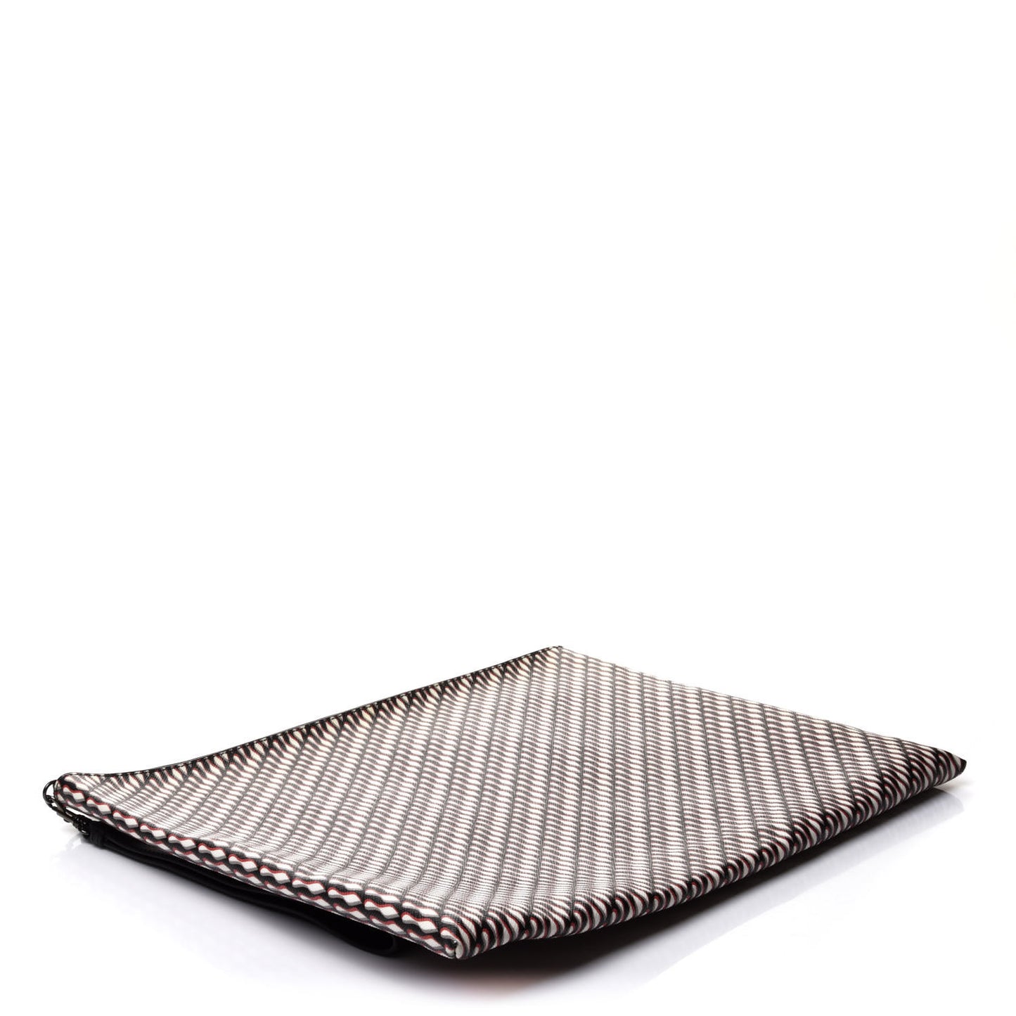 Calfskin Toile Loubiclic Peter Pouch Black