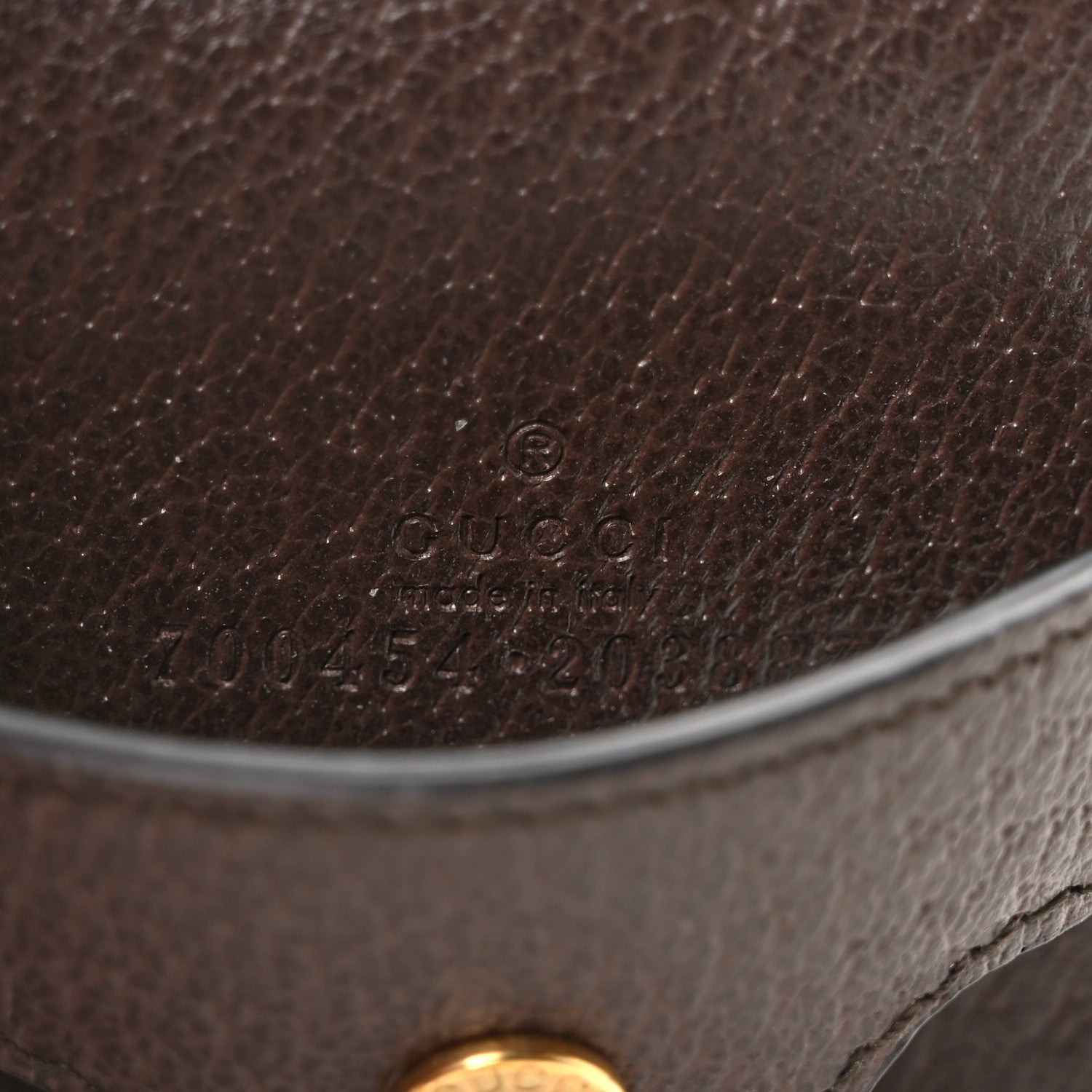 Gucci GG Supreme Monogram Calfskin Blondie AirPods Case Beige Ebony New Acero 6 of 9