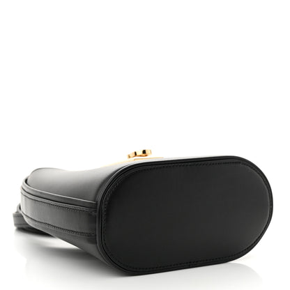 Salvatore Ferragamo Soft Calfskin Mini Gancini Hobo Black 4 of 10