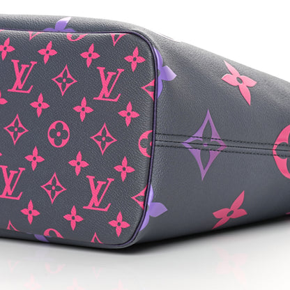 Louis Vuitton Monogram Giant Spring In The City Neverfull MM Midnight Fuchsia 10 of 10