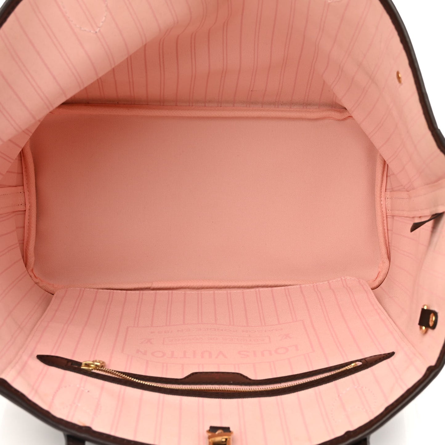 Damier Ebene Neo Neverfull MM Rose Ballerine