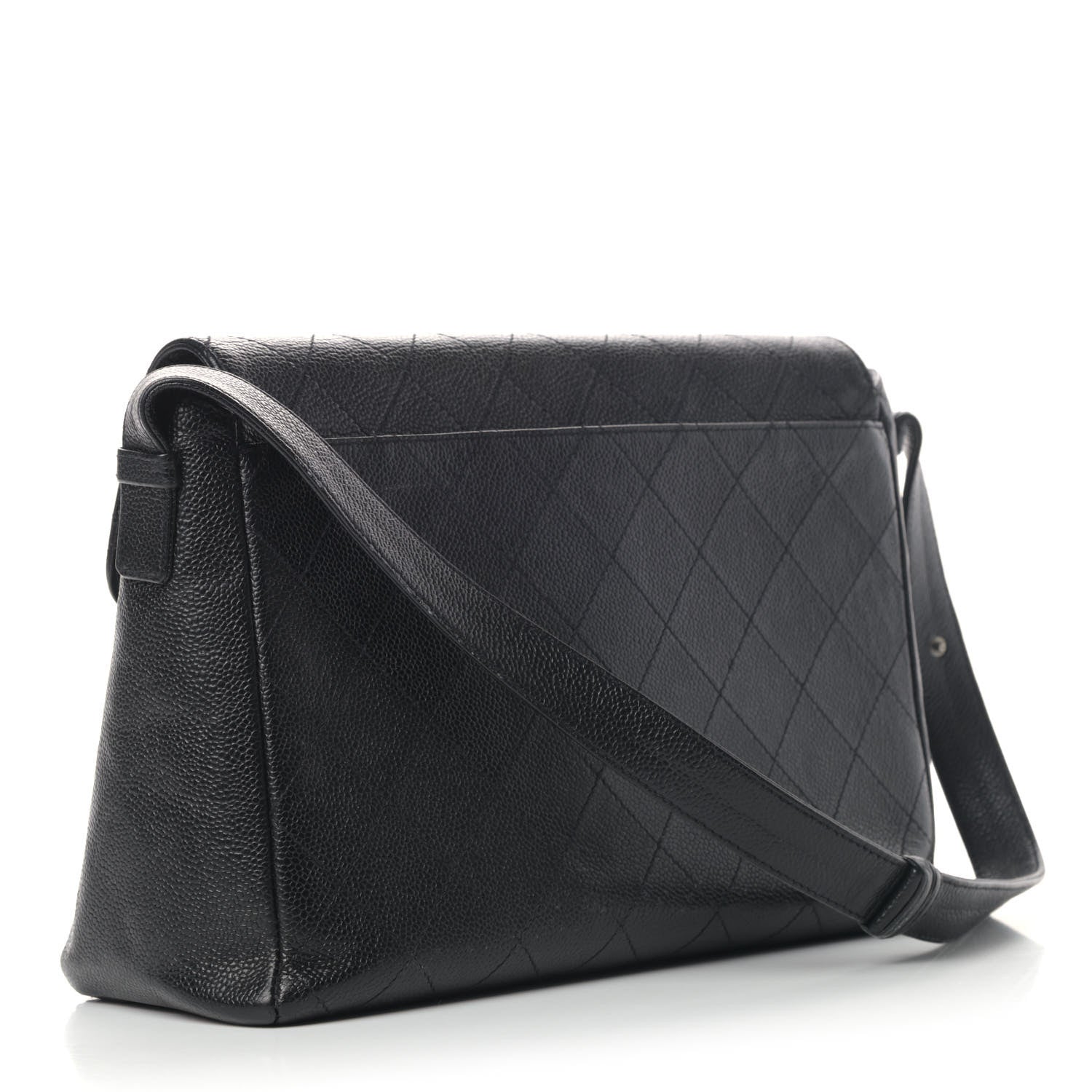Chanel Caviar Diamond Stitched Shoulder Bag Black 2 of 6