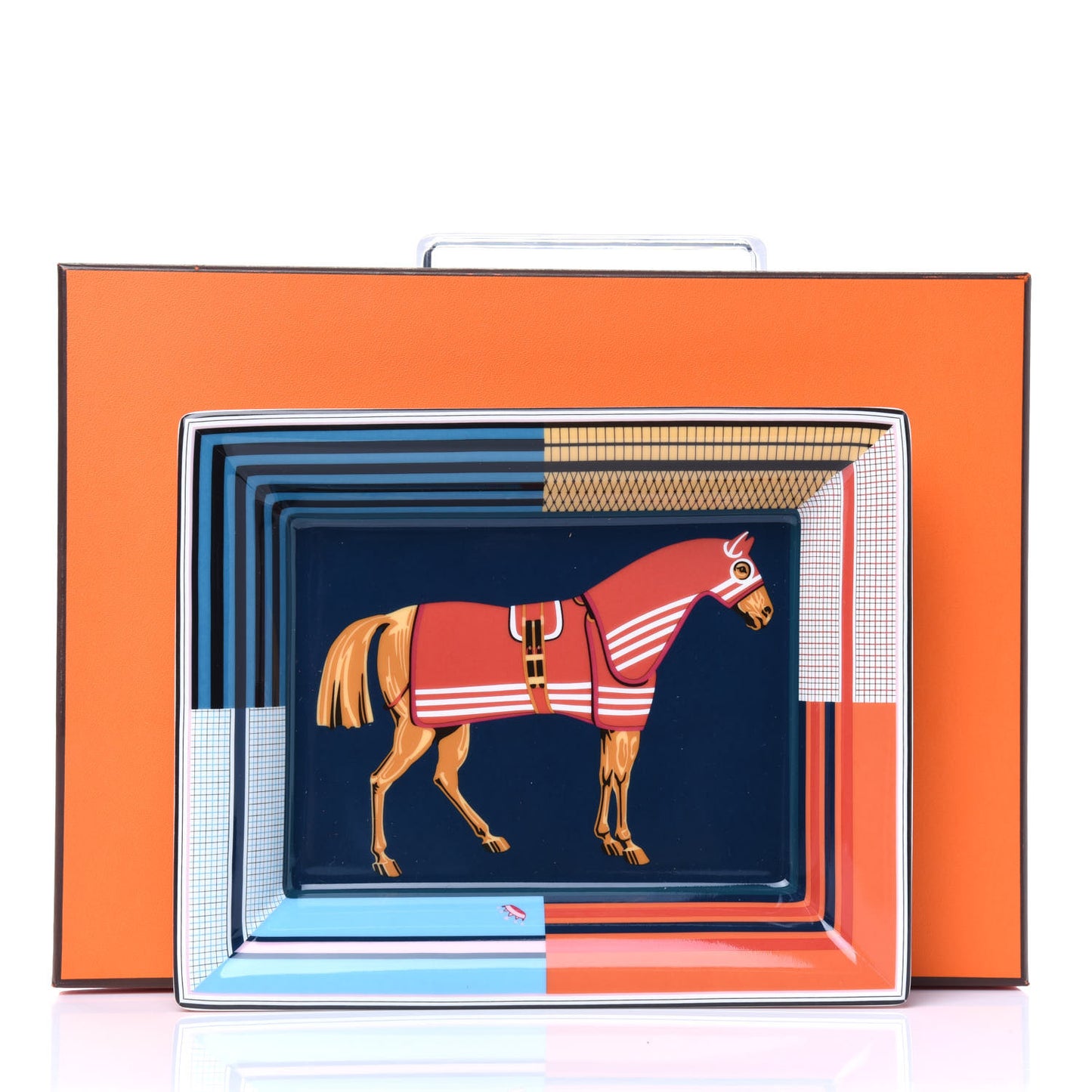 Porcelain Rocabar A Cheval Change Tray
