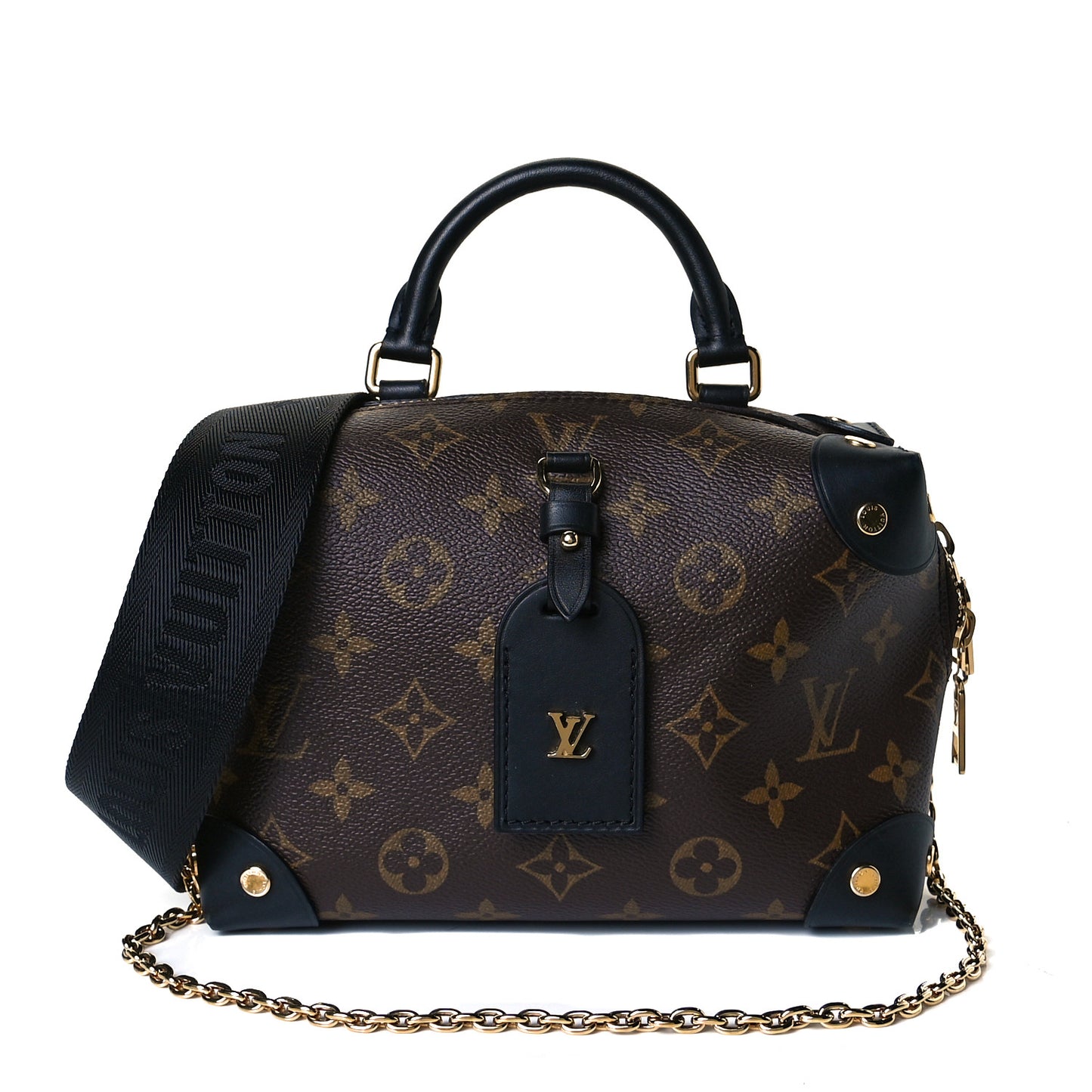 Monogram Petite Malle Souple Black