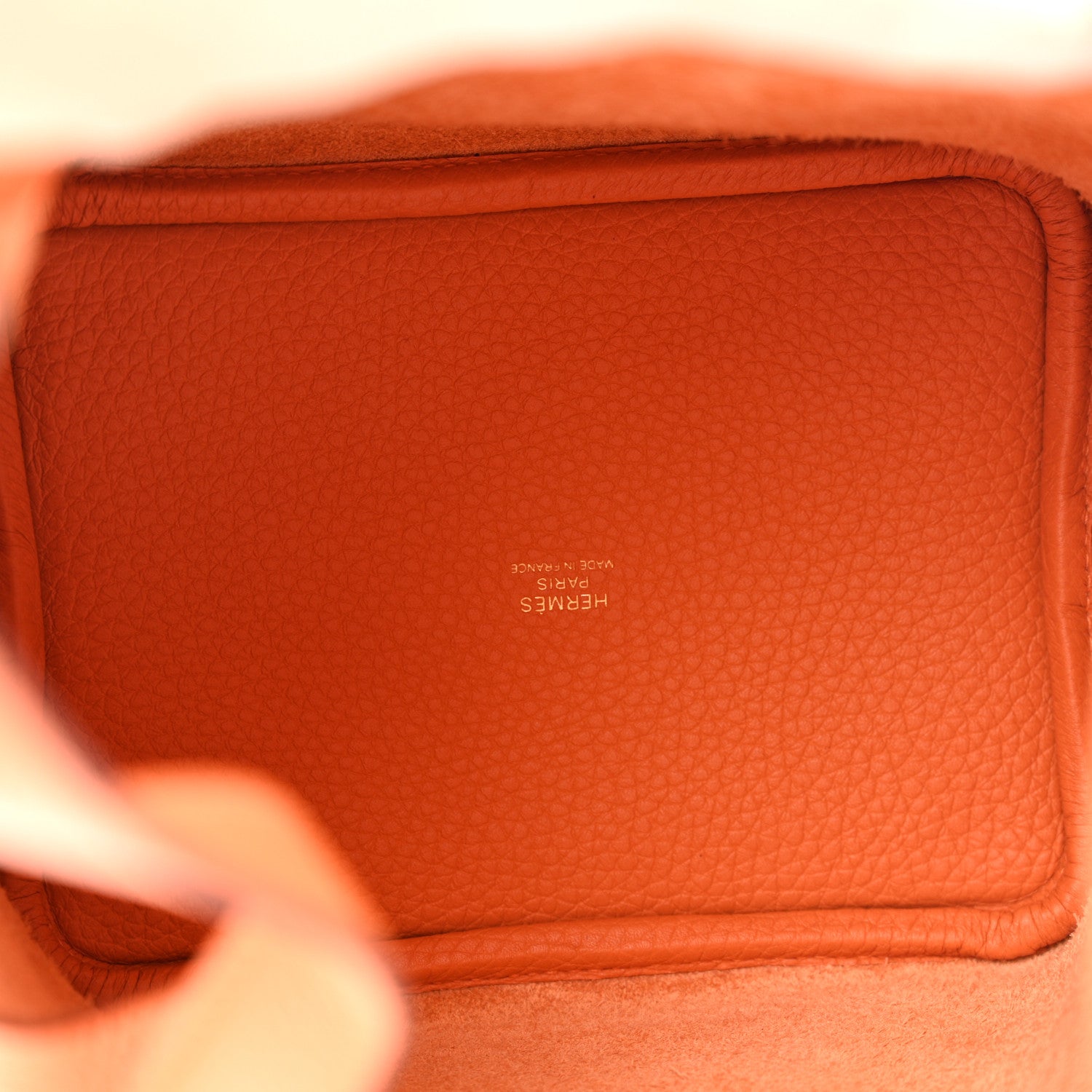 Hermes Taurillon Clemence Picotin Lock 18 PM Orange 5 of 11