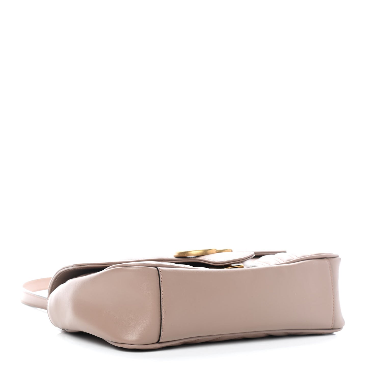 Calfskin Matelasse Small GG Marmont Shoulder Bag Porcelain Rose