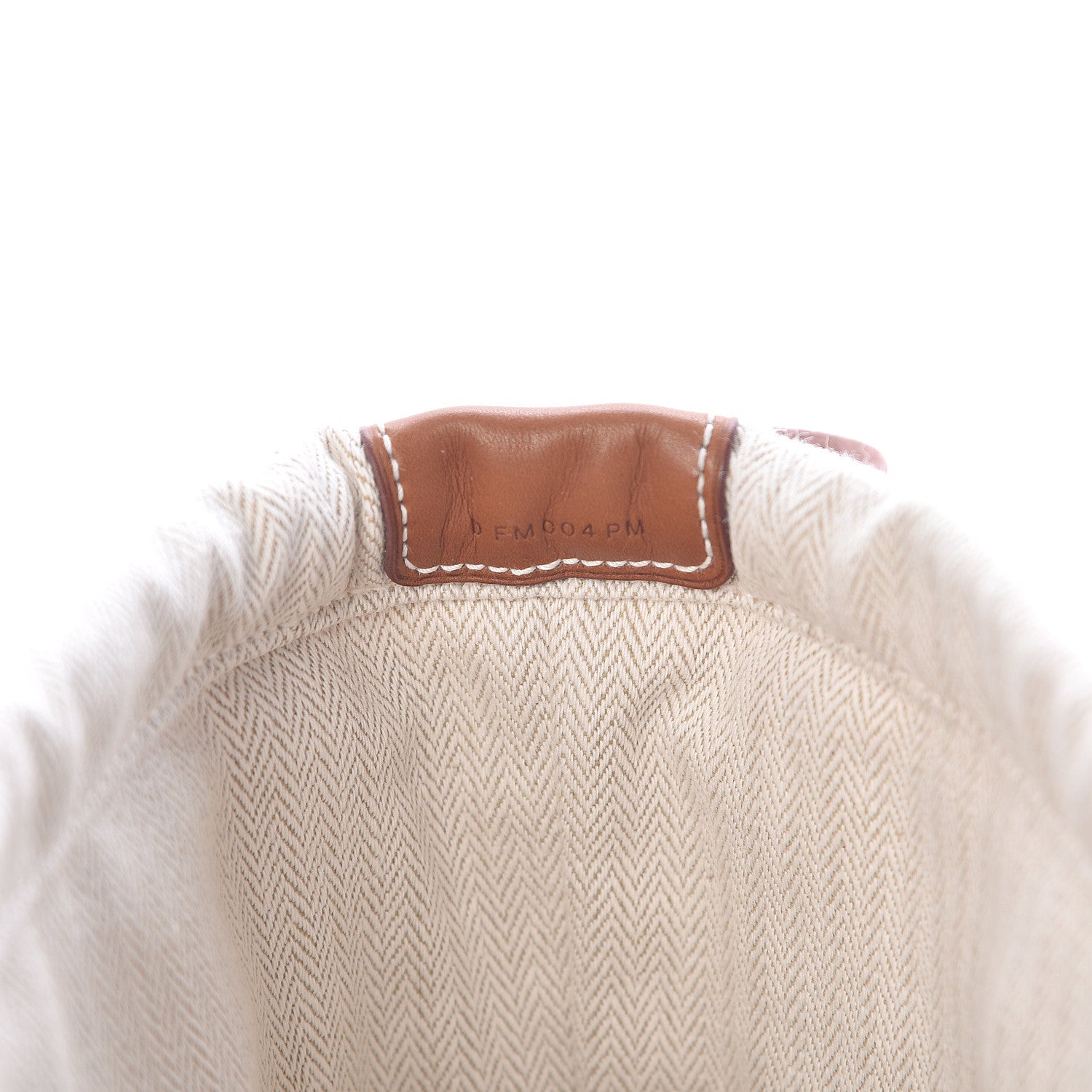 Hermes Canvas Barenia Fourbi 20 PM Pouch Naturel Fauve 9 of 10