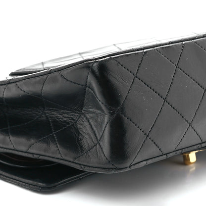 Chanel Lambskin Quilted Small Double Flap Black 12 of 13