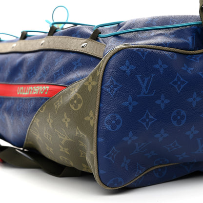 Louis Vuitton Monogram Taiga Eclipse Outdoor Pacific Backpack Cobalt 8 of 10