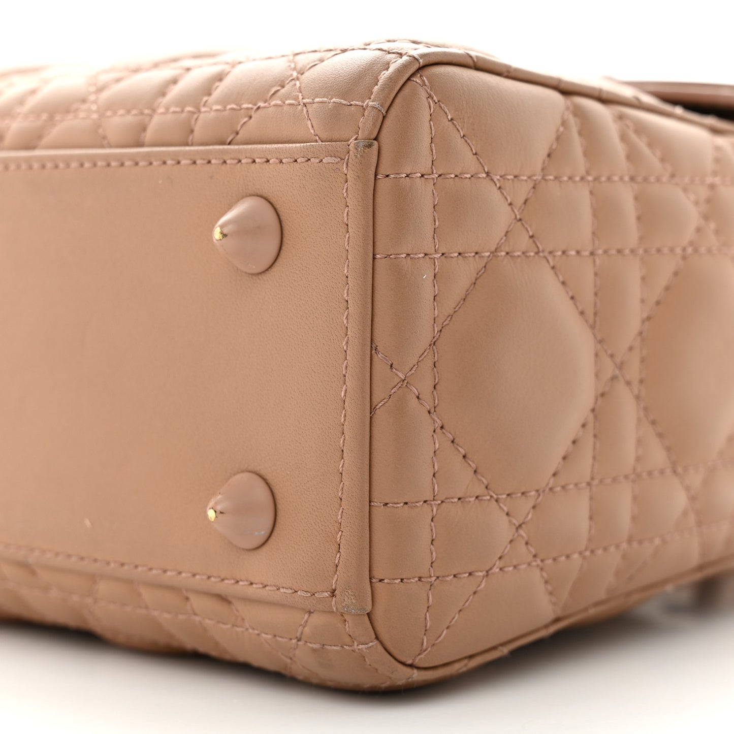 Ultra Matte Calfskin Cannage Small My ABCDior Lady Dior Beige