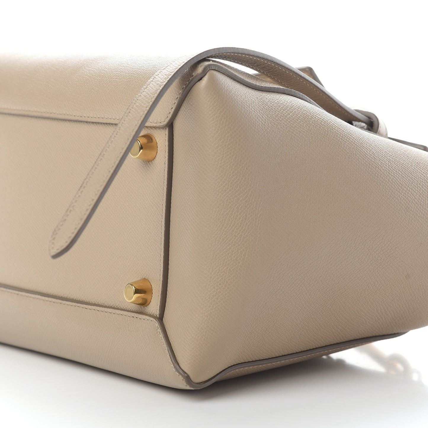 Grained Calfskin Mini Belt Bag Light Taupe