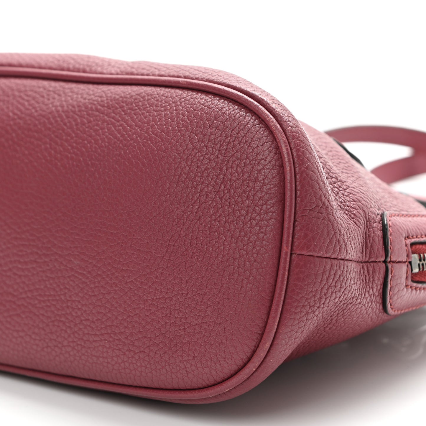 Calfskin Mini Dome Bag Burgundy