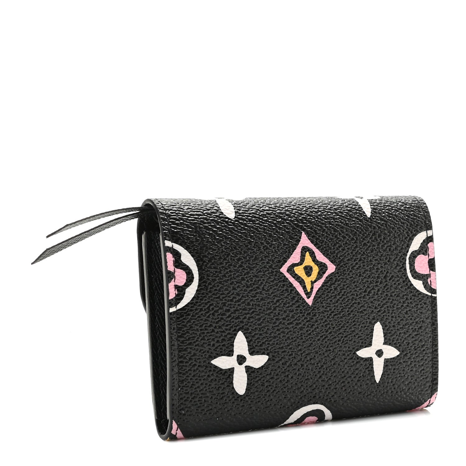 Louis Vuitton Monogram Giant Wild At Heart Rosalie Coin Purse Black 2 of 9
