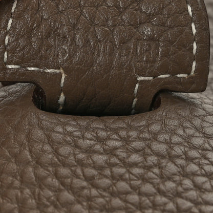 Hermes Taurillon Clemence Evelyne III GM Etoupe 7 of 9