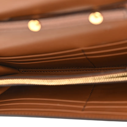 Burberry Derby Calfskin House Check Henley Wallet On Chain Tan 5 of 14