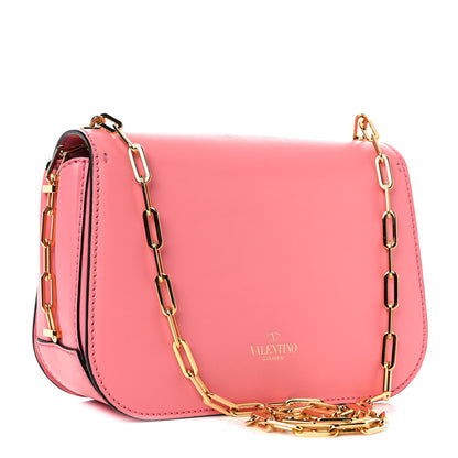 Valentino Garavani Vitello Chain Flap Bag Paradise Rose 3 of 11