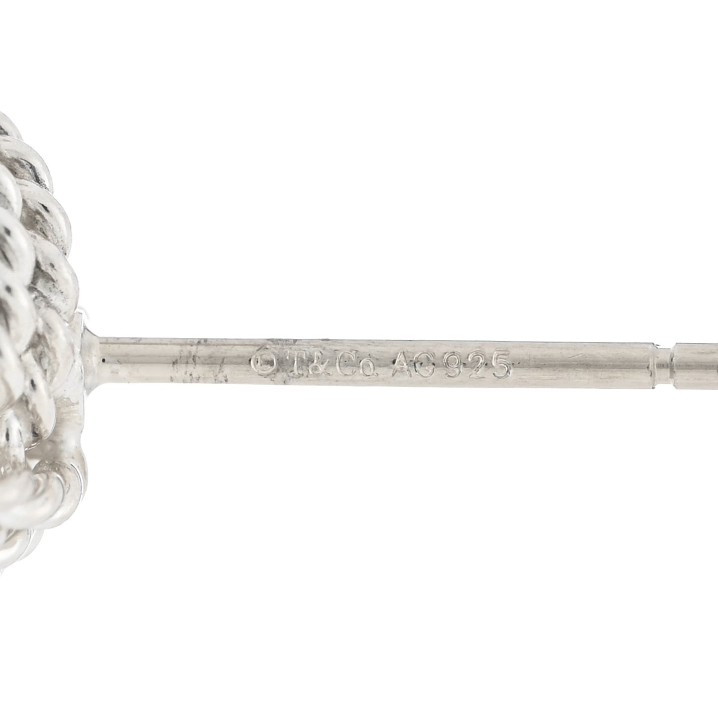 Sterling Silver Twist Knot Earrings
