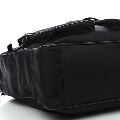 Prada Nylon Saffiano Front Pocket Tote Black 7 of 8