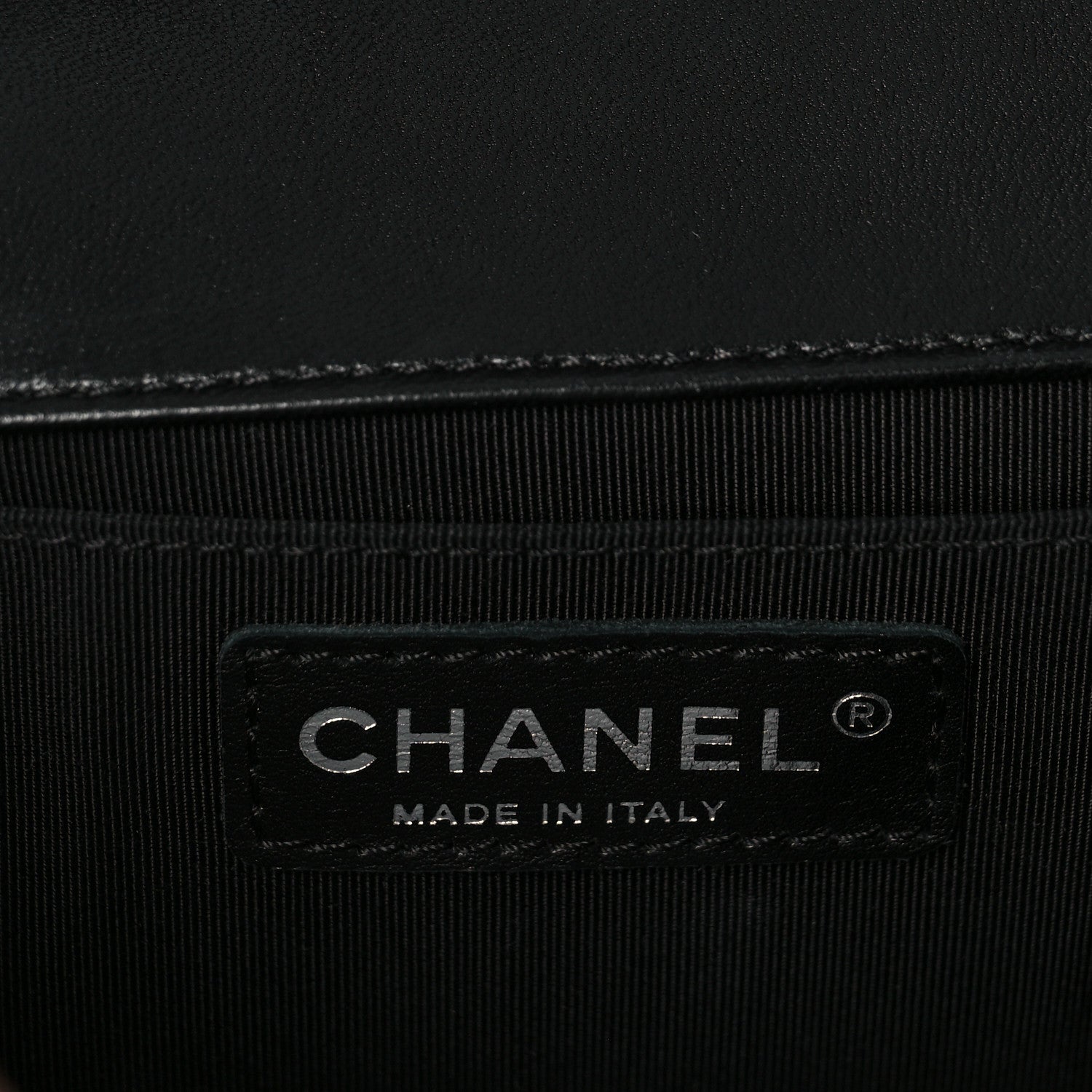 Chanel Lambskin Quilted Medium Boy Flap Black 6 of 11
