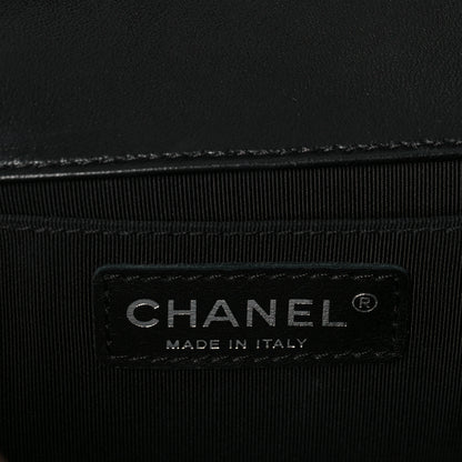 Chanel Lambskin Quilted Medium Boy Flap Black 6 of 11