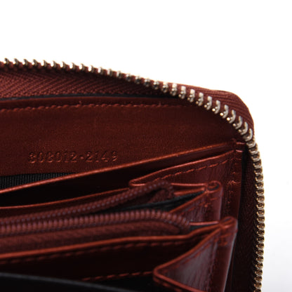 Gucci Metallic Microguccissima Sukey Zip Around Wallet Burnt Orange 7 of 17