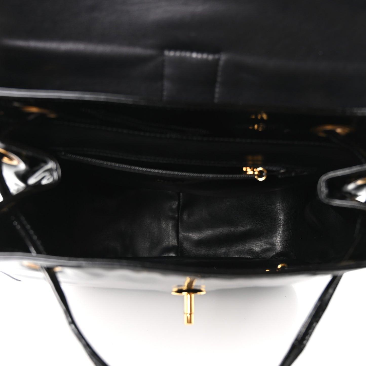 Patent CC Drawstring Backpack Black